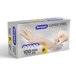 Luva Bompack Vinil Sem Pó
