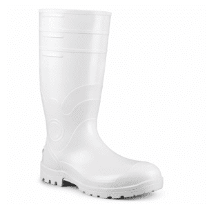 Bota Ocupacional Impermeável Branca PVC