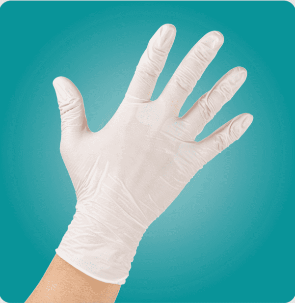 Luva de Látex Sem Pó Soft Aid (Linha Saúde)