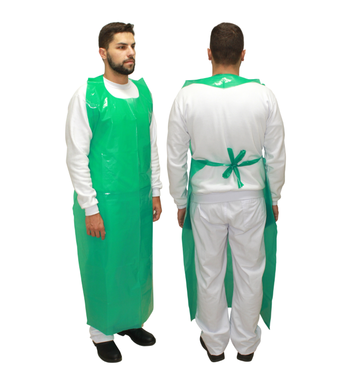 Avental de Polietileno Verde