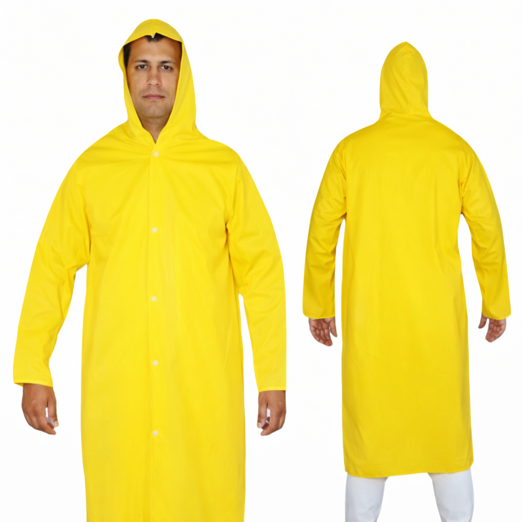 Capa de Chuva Impermeável com Capuz